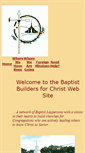 Mobile Screenshot of baptistbuildersforchrist.org